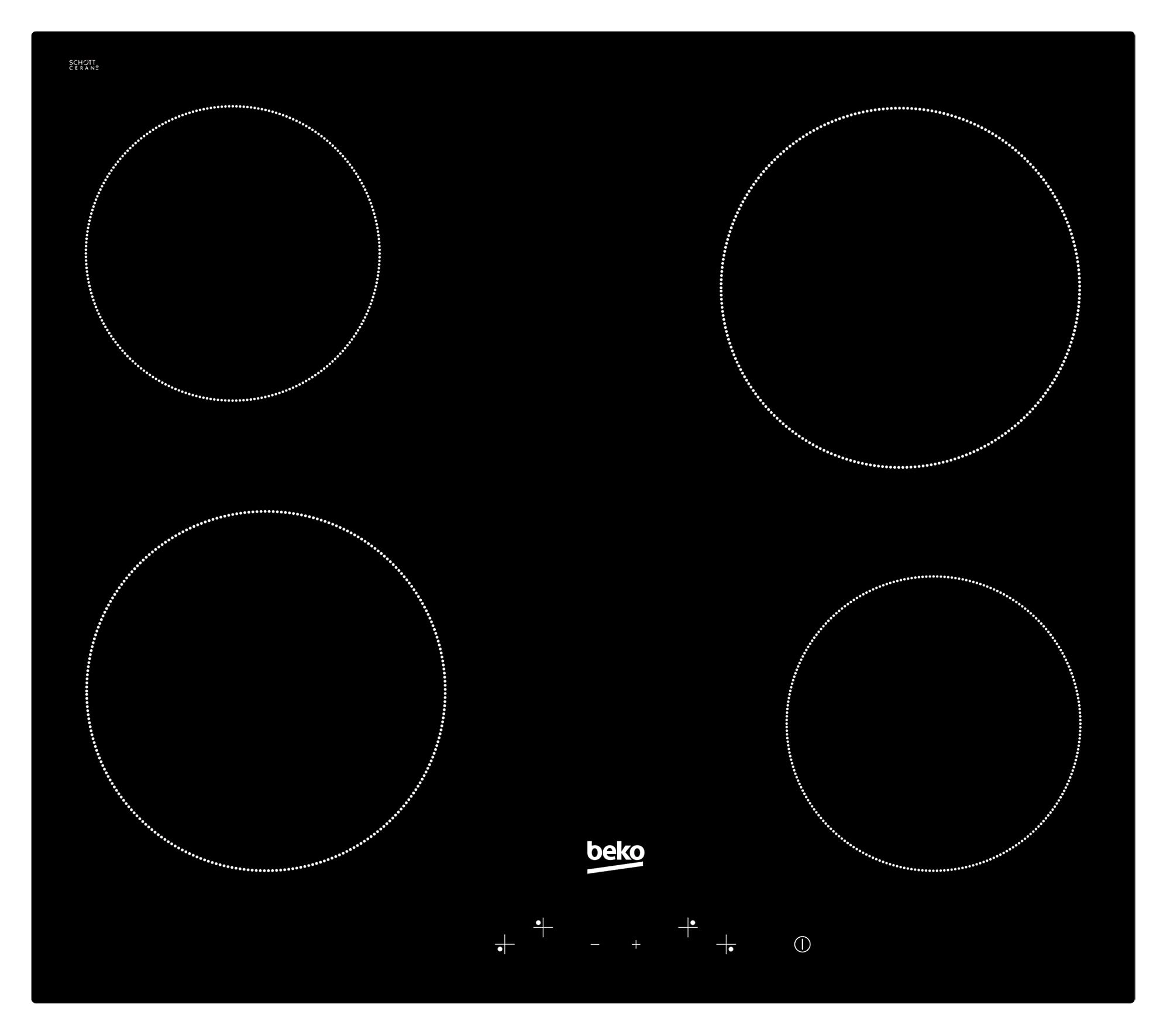 Beko HIC64400E Ceramic hob