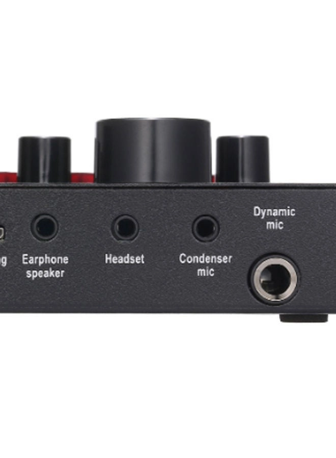 Sound Card for Audio Broadcast - USB 12 sound effects 6 modes Bluetooth