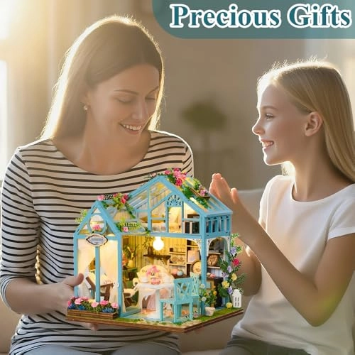 DIY miniature house dollhouse - Dream of flowers