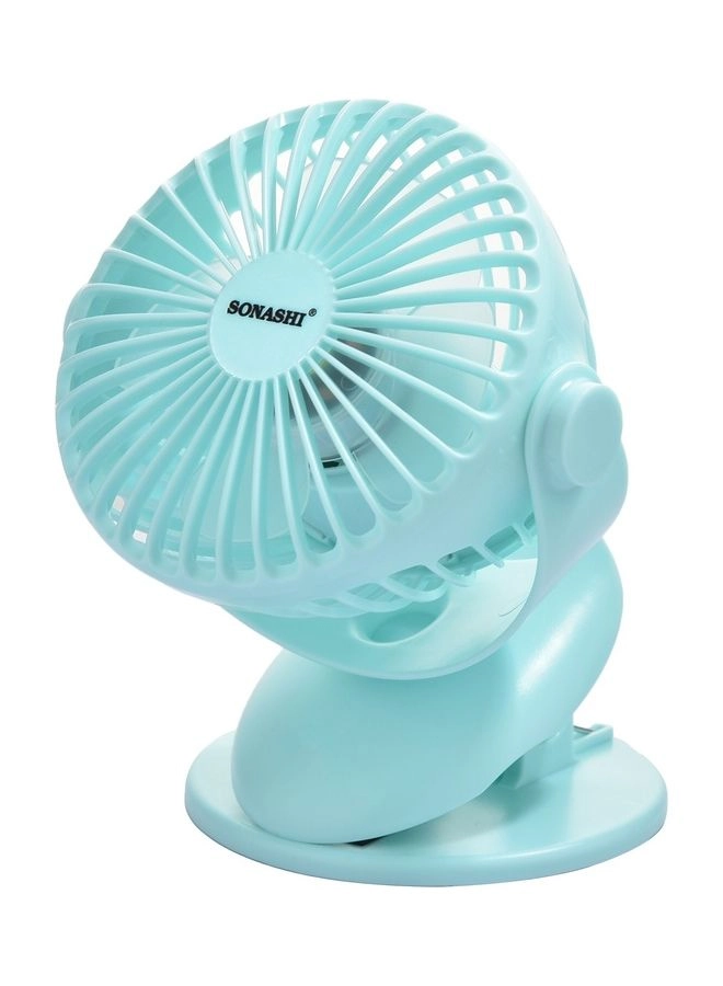 SRF-104N - 2-In-1 Desk and Clip Fan Blue
