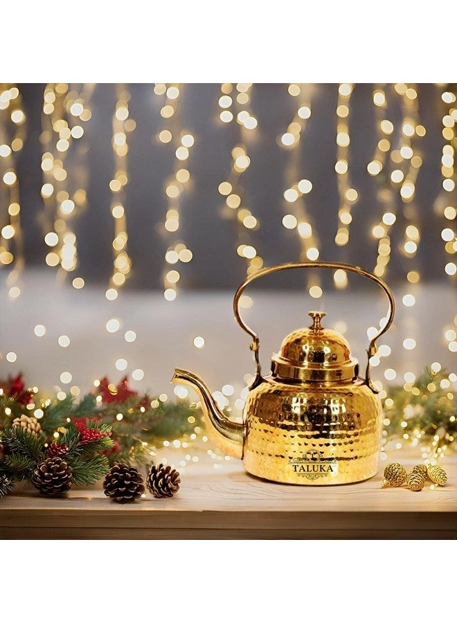 Hammered Brass Tea Pot - 600 ML