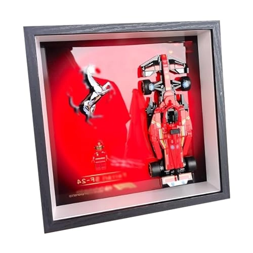 Acrylic Display Box for LEGO 77242 Racing Car Block Model - Racing Car 3mm thickness