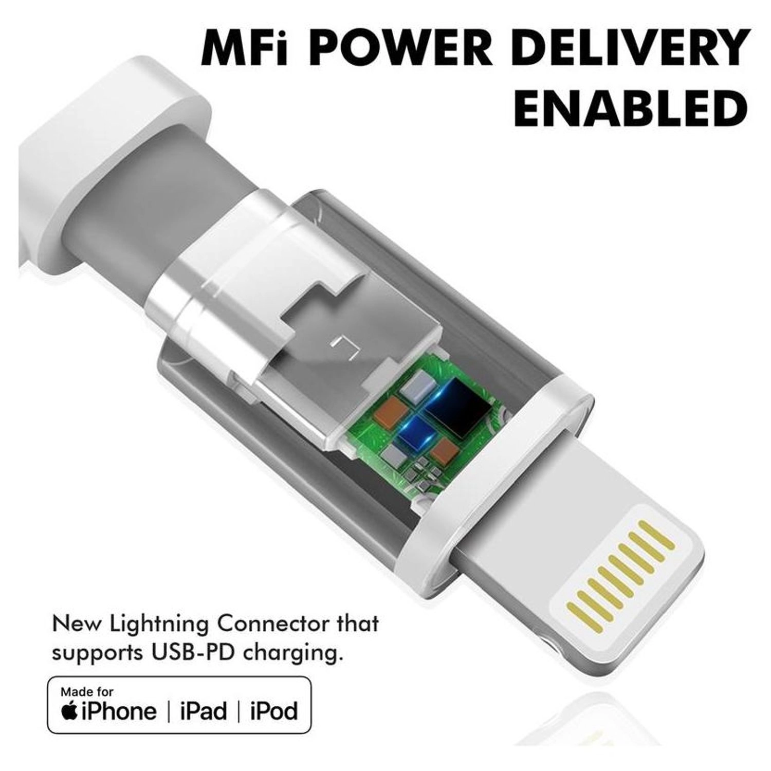 PowerCord USB-C to Lightning Cable 1.2m