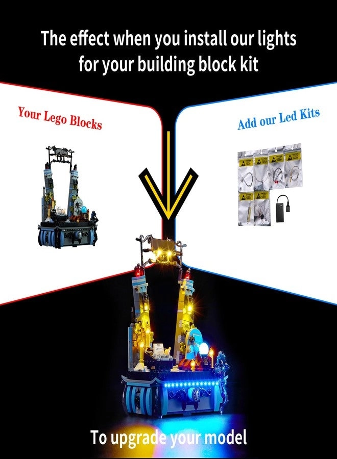 LED Light Kit - Compatible with Lego 76780 Wednesday Addams Figure Lights Only