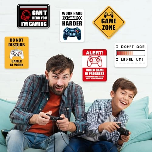 WR-Game Signs-C001-US - 9 piece(s) Video Game
