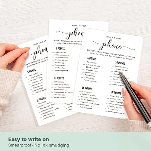 Bridal Shower Game Cards - Baby 30 piece(s)