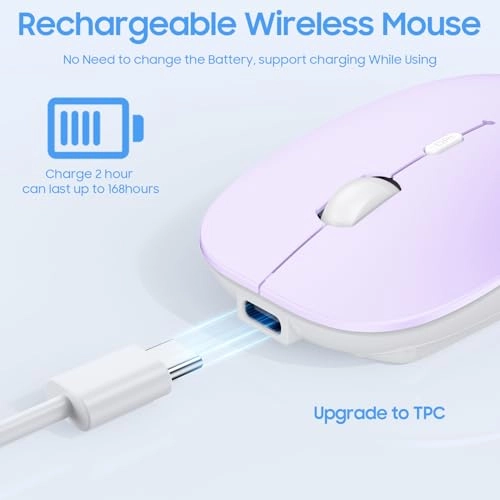 Rechargeable Silent Mouse - Bluetooth