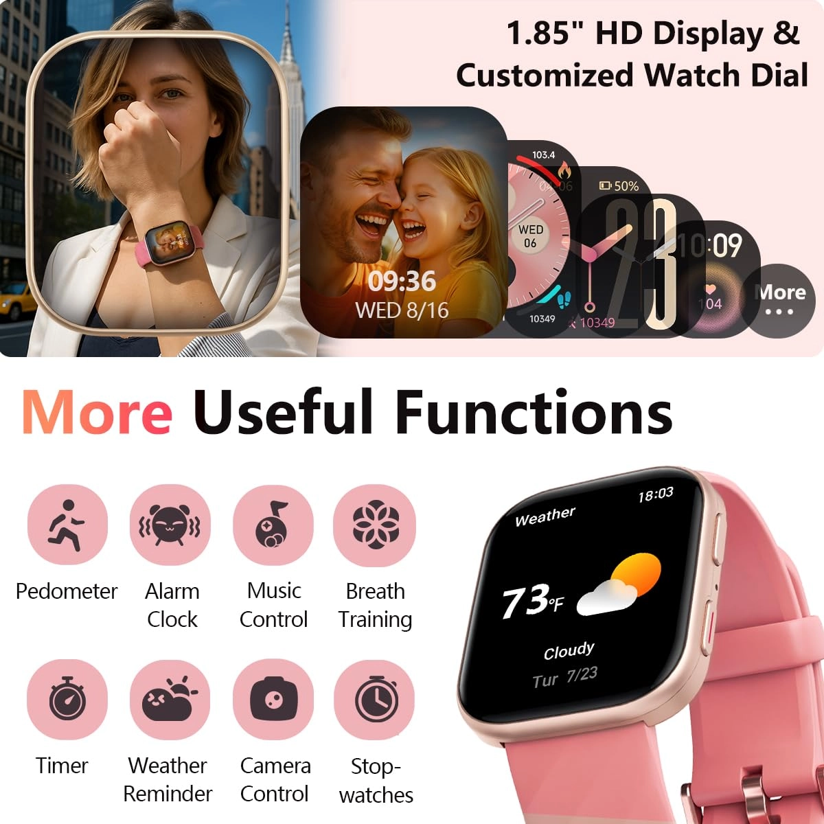 AIR2 - 120+ Sport Modes Pink