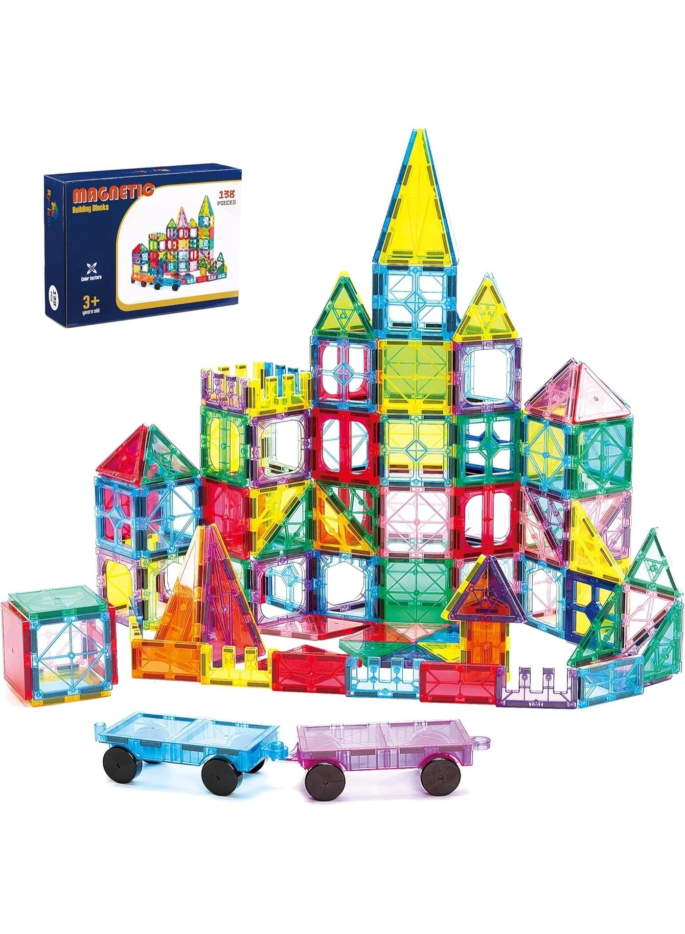 Magnetic Tiles - 136 pcs