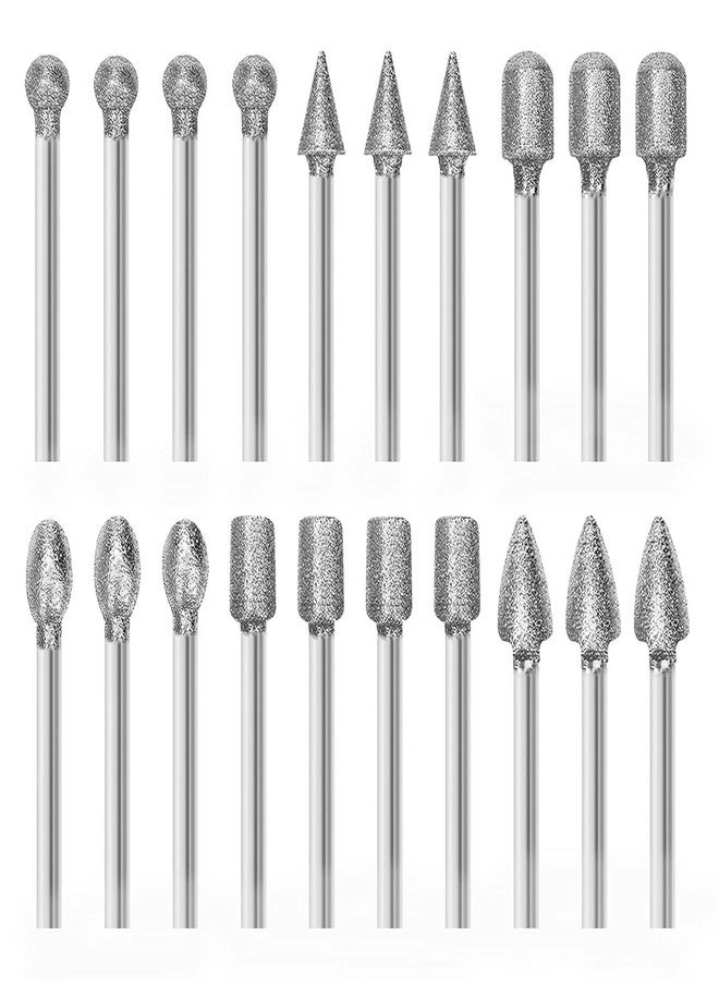 Serplex Diamond Drill Bit Set - 20Pcs 1/8-inch