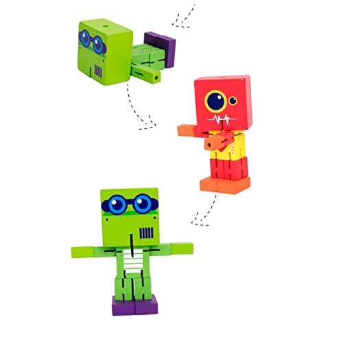 3d Transforming Robot - Red (3 pcs.) Bundle