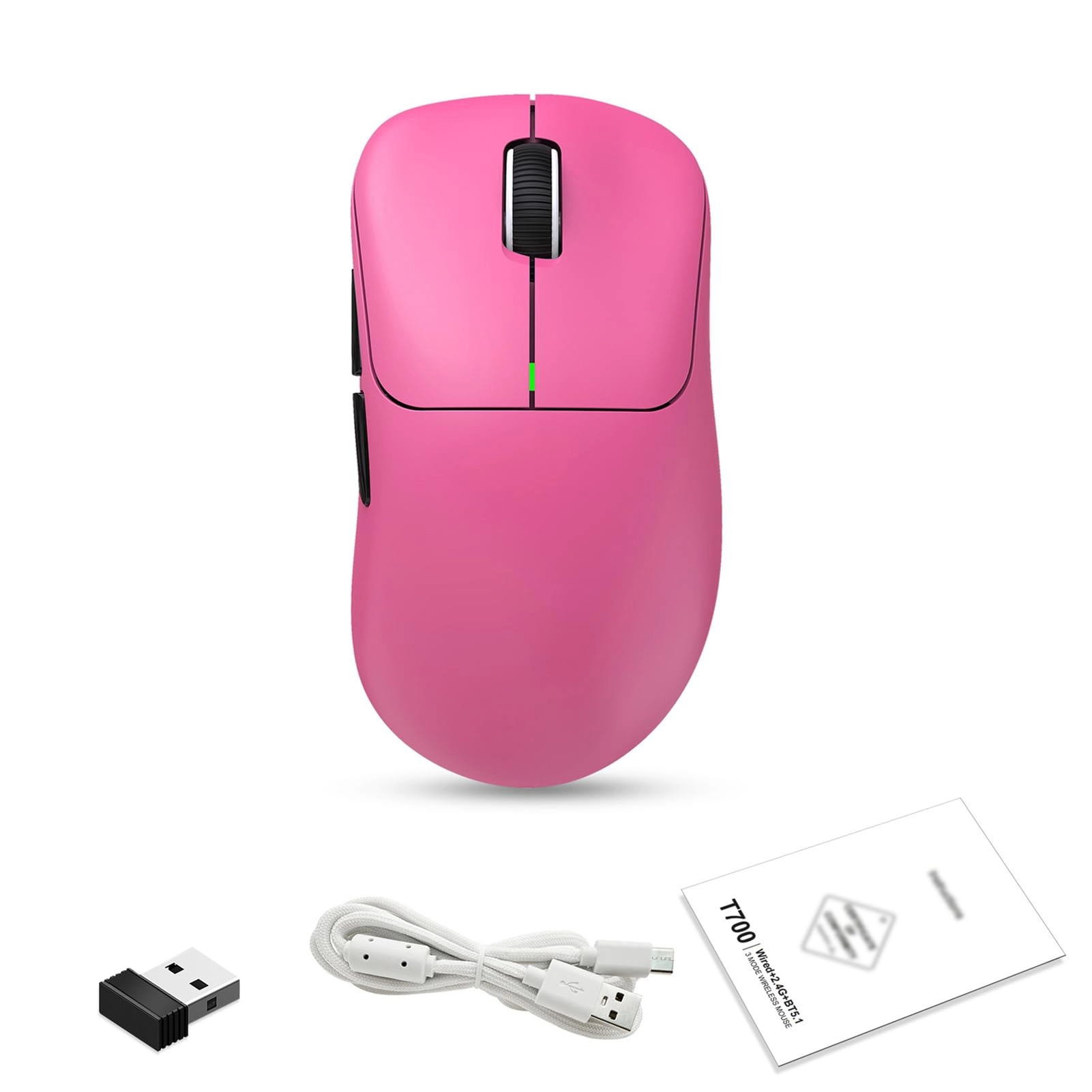 Morelian T30 Gaming Mouse - Wired 2.4G BT5.4