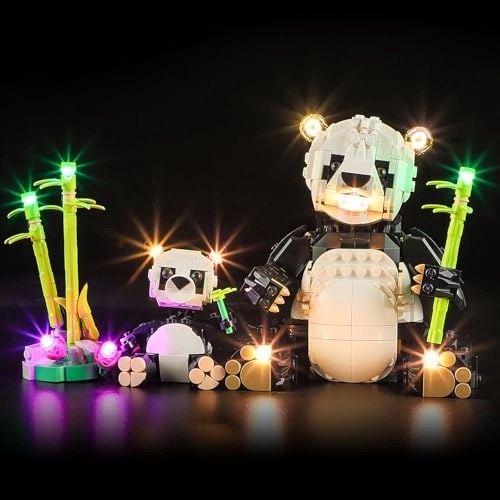 LED Light Kit - Wild Animals: Panda Family Set (31165)