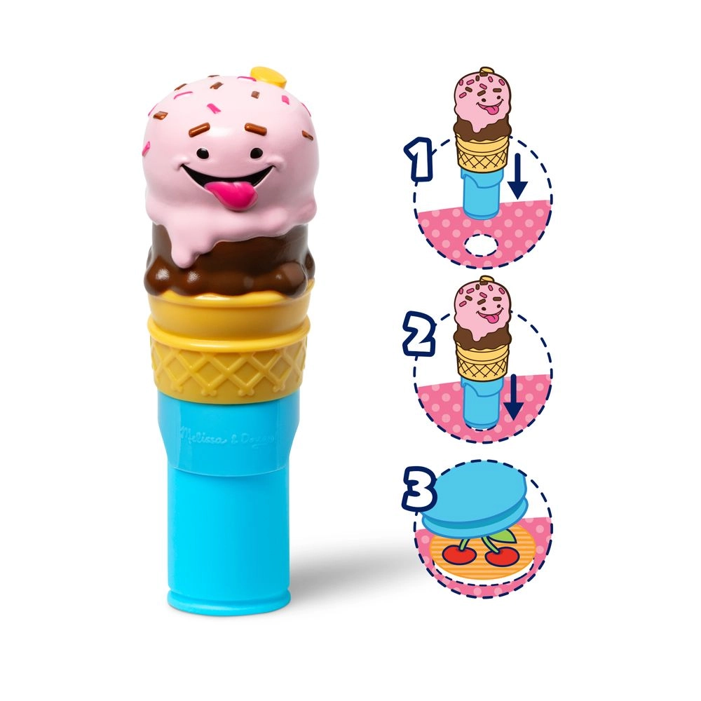 Ice Cream Activity Sticker Book Sticker Stamper 300 pcs