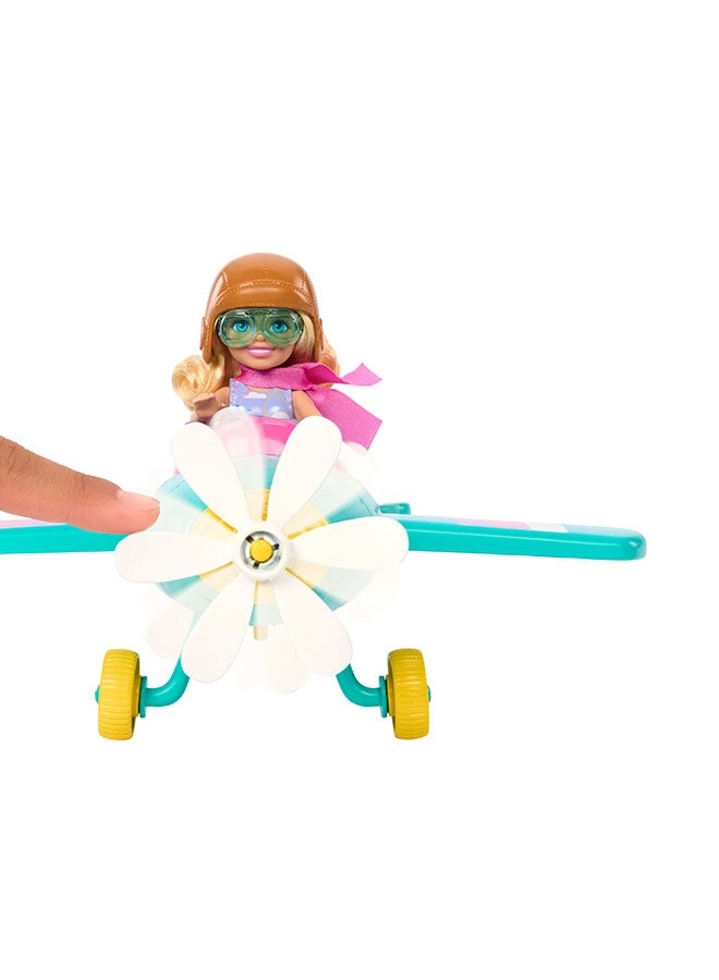 Chelsea Doll & Plane Playset - Puppy & 5 Accessories Ages 5+
