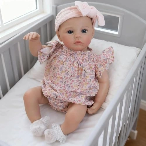 Meadow Reborn Baby Doll - 19 inch Vinyl Girl Ages 3+