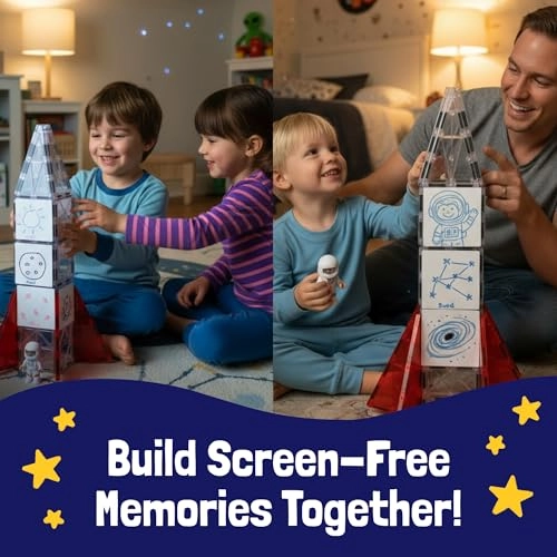 Magnetic Rocket Ship - Ages 3+ STEM