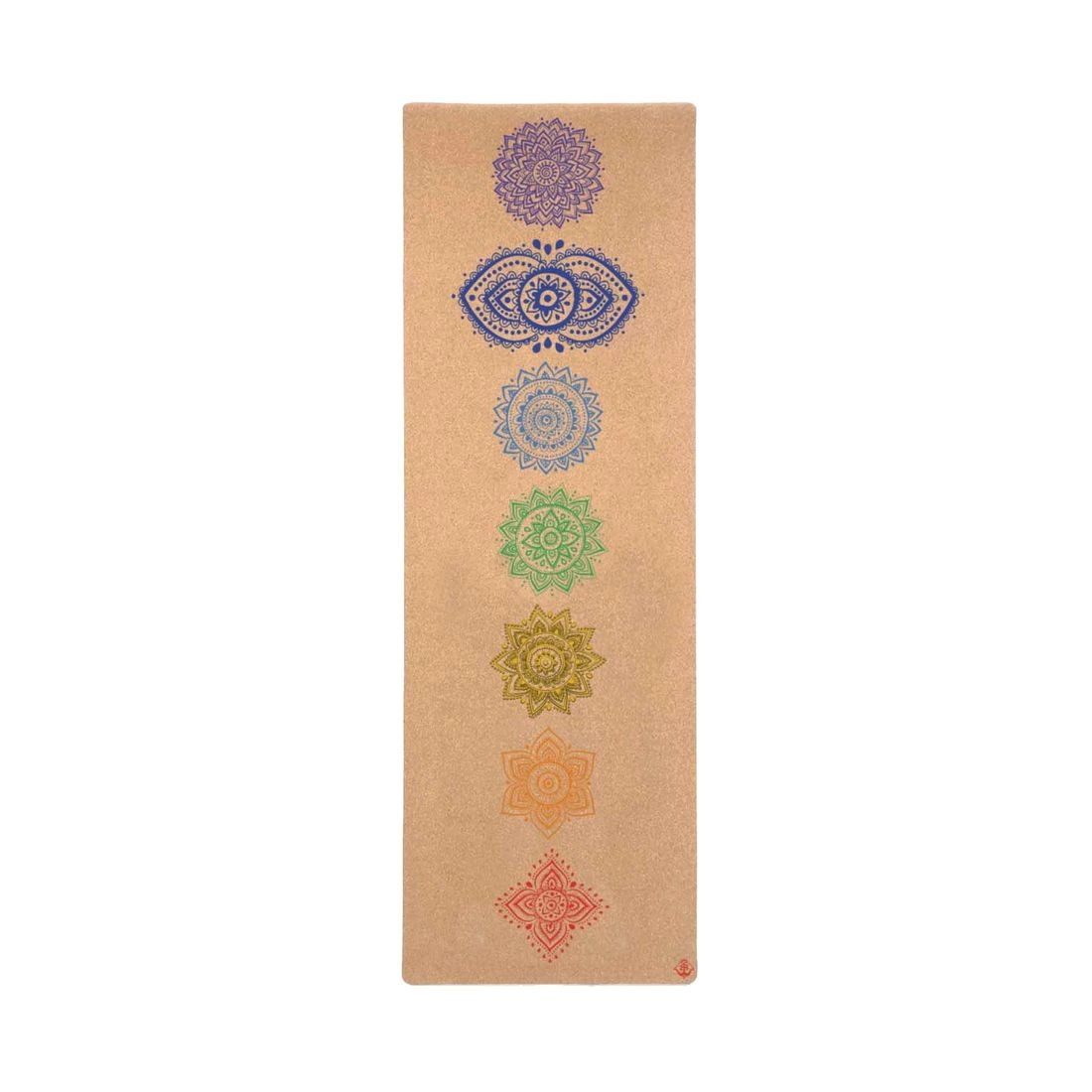 Ahimsa Aum Cork Yoga Mat - Premium cork and Natural Tree Rubber 3mm