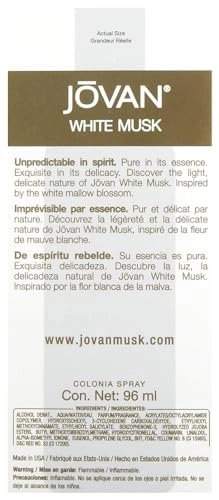White Musk Eau De Cologne - 96 ml