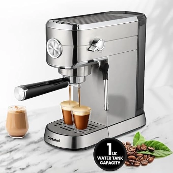 NCM15 Espresso Machine 15-Bar ThermoBlock Grinder & Cappuccino