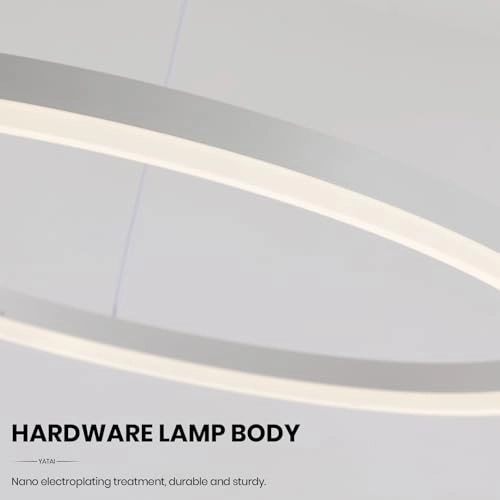 Single Ring LED Chandelier - 3000K-6000K Dimmable