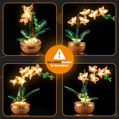 10343 Mini Orchid - LED Light Kit Compatible with Lego Building Blocks