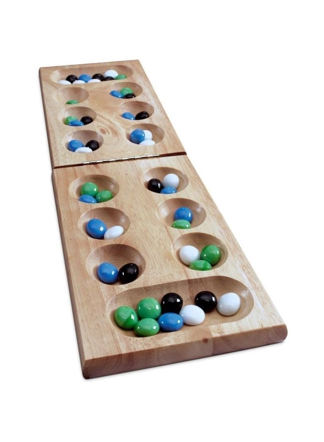 Cardinal Mancala - Solid Wood Folding Red