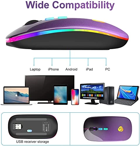LED Wireless Mouse - Bluetooth