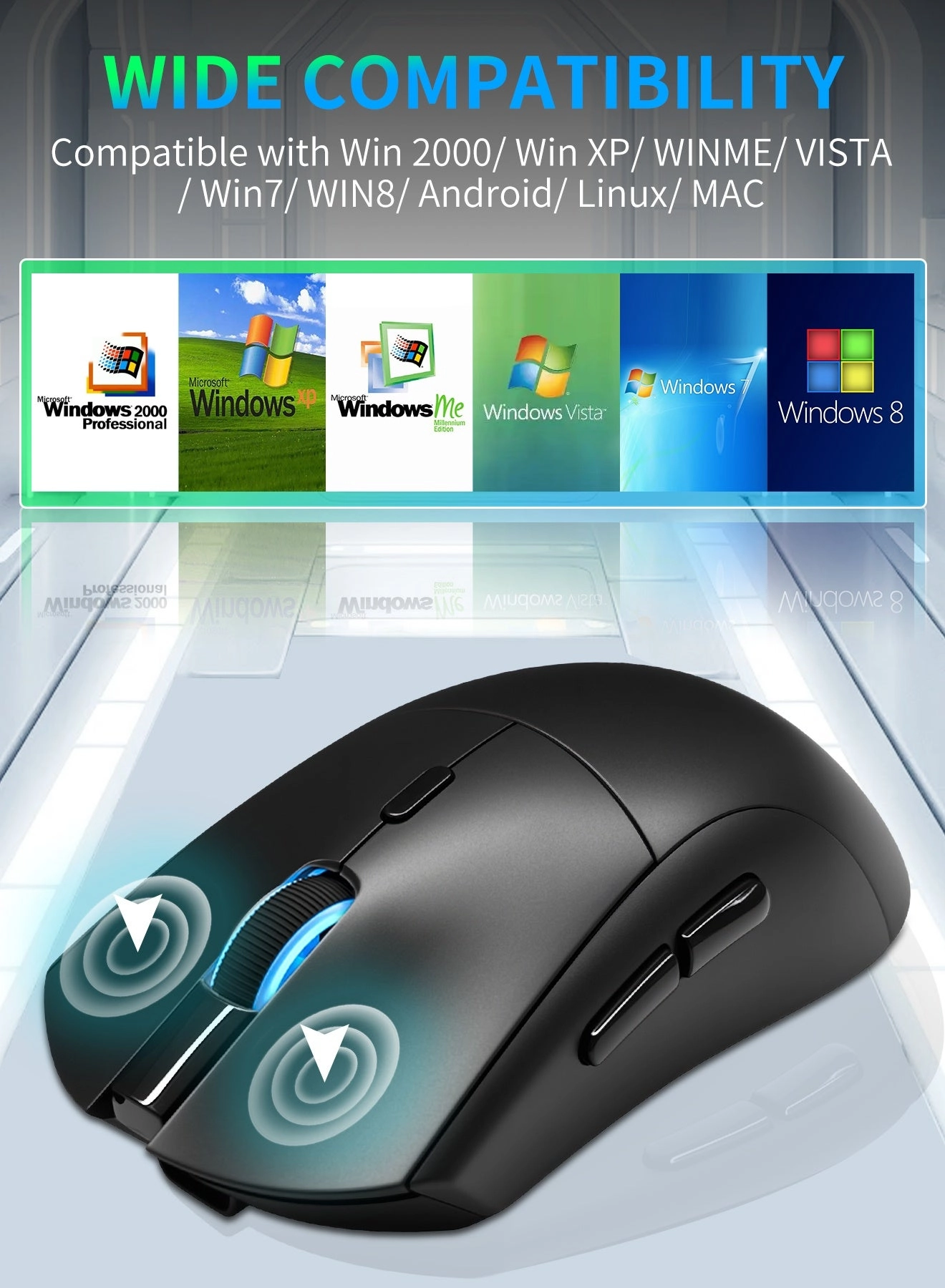 RS7 Gaming Mouse - Wireless