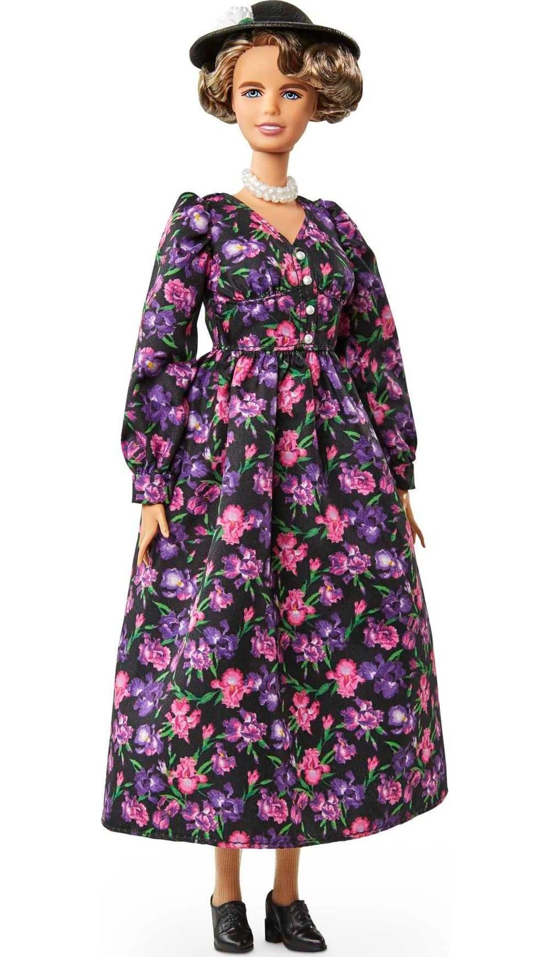 Barbie Eleanor Roosevelt Doll - 12-inch Floral Dress Ages 6+