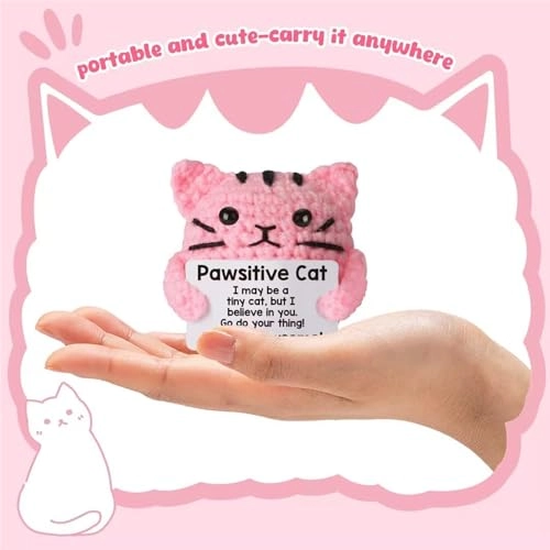 Positive Cat - Handmade 10 cm Set