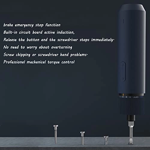 Portable One-Button Brushless Impact Lithium Electric Drill - 1200ma