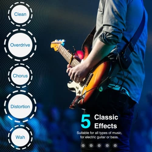 B6 - Guitar Headphone Amp 5 Effects Bluetooth