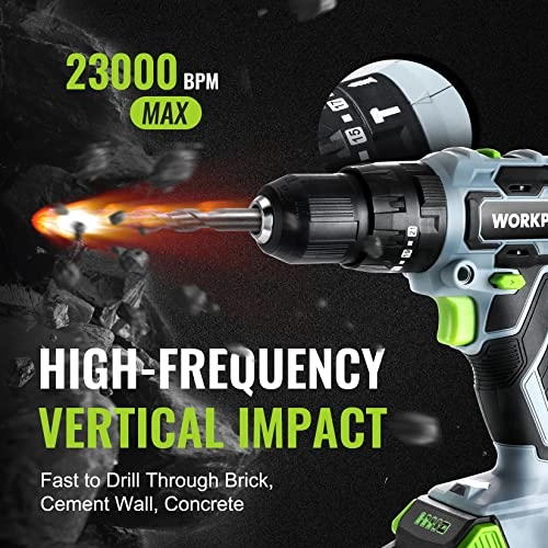 20V Max Cordless Drill Driver Set - 2 Amp Hours 20 Volts