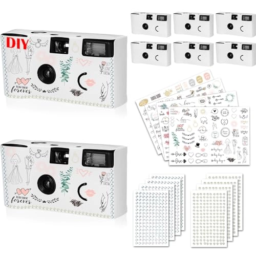 Disposable Camera - 8 Pack 35mm Flash