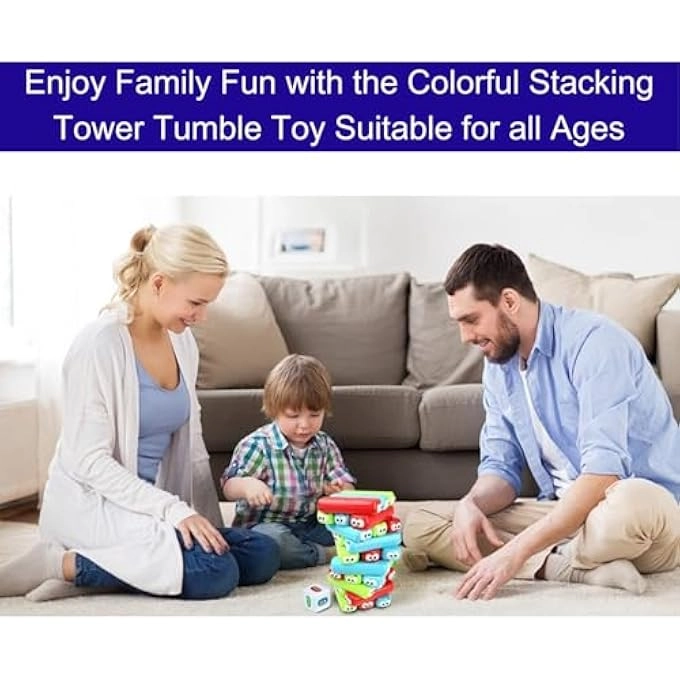 STACKING TUMBLING TOWER - 5 pcs