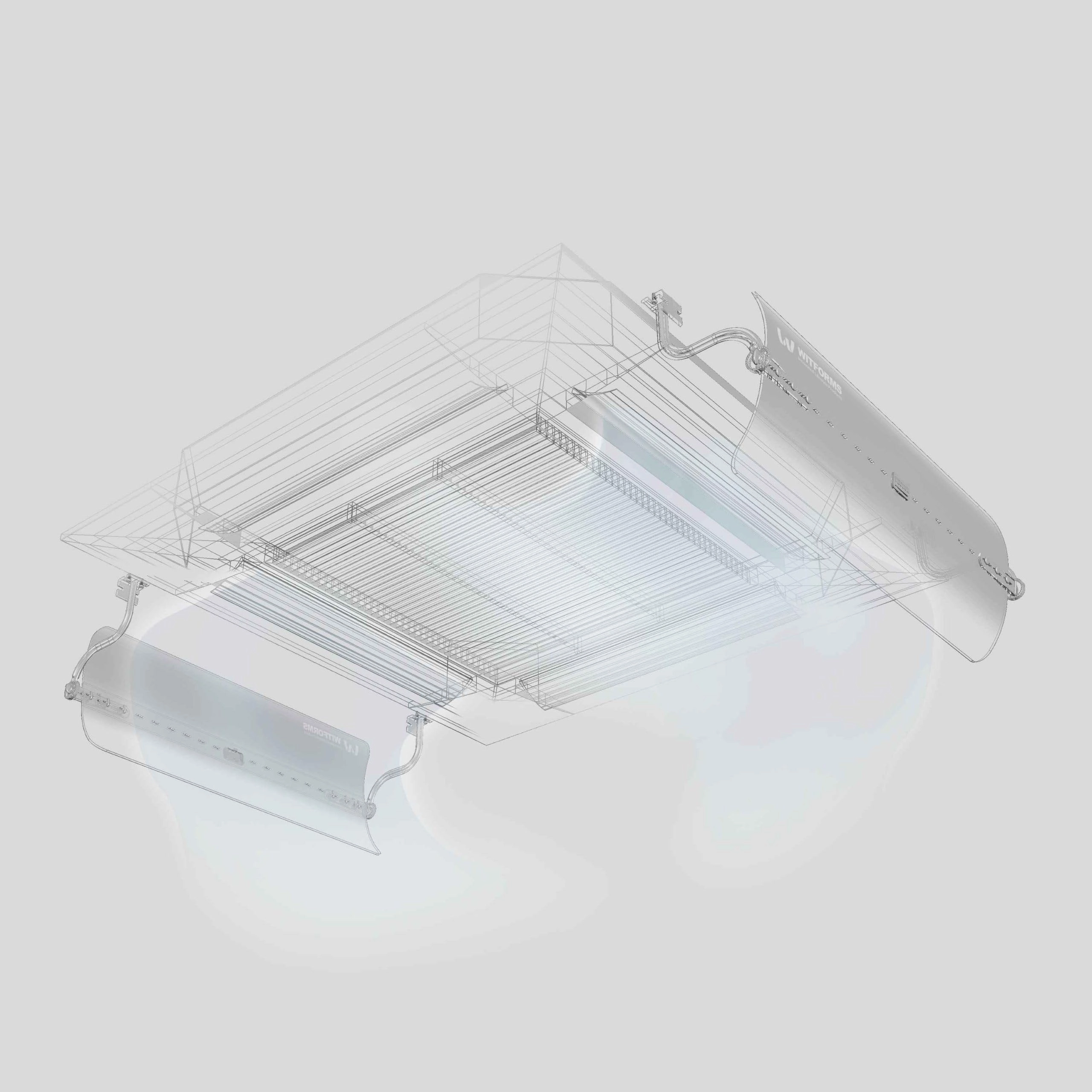Cassette AC Air Deflector - Transparent 50cm-60cm