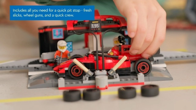 City F1 Pit Stop & Pit Crew (60443)