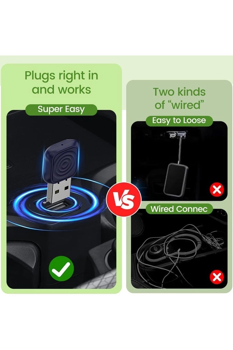 3.0 Wireless CarPlay Adapter - VW Audi Ford Sync 3 Mazda Mercedes Honda Chevy Subaru Porsche Hyundai Kia Lexus Gmc Acura