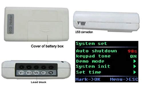 ECG Recorder - Portable 3 Channels 24Hours
