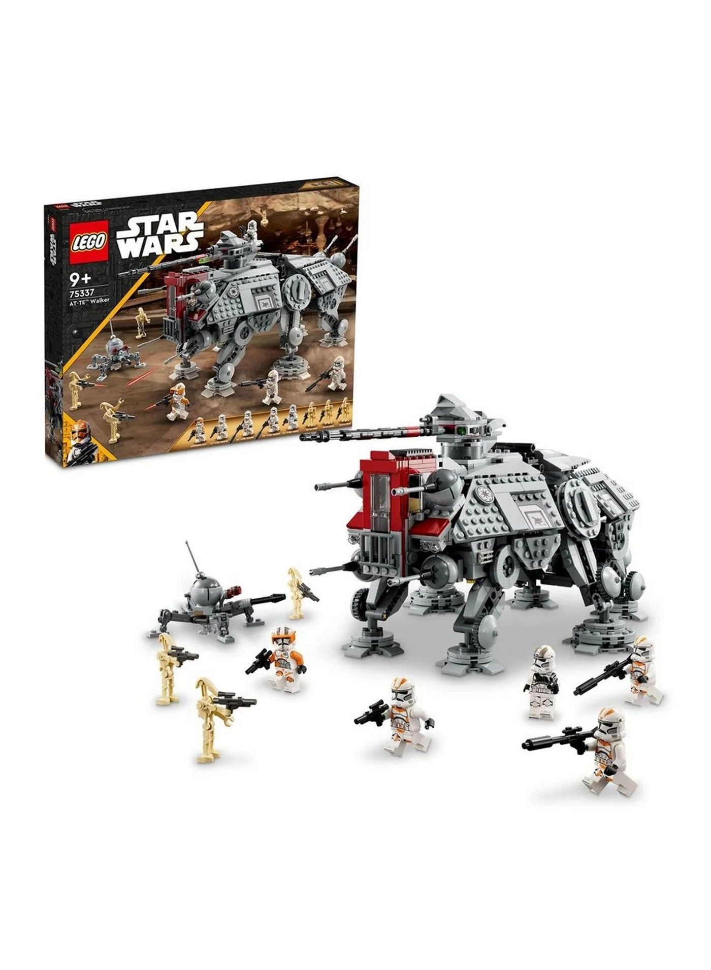 Star Wars AT-TE Walker (75337) - Poseable Includes 5 Minifigures