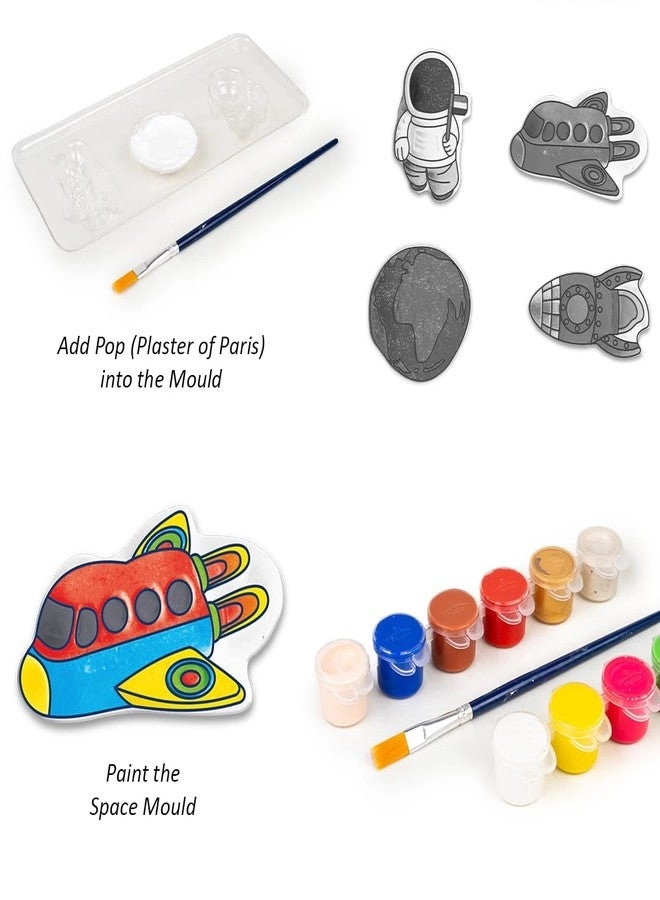 Mould & Paint Space Themed DIY Kit - 6 piece(s)