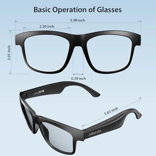 Bluetooth Glasses - Polarized UV400 Speakers