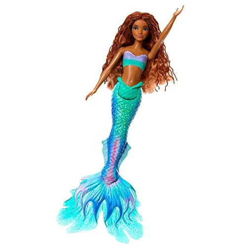 Ariel Fashion Doll - Long Hair + King Triton Fashion Doll - Removable Accessories + Ursula Fashion Doll - Removable Necklace