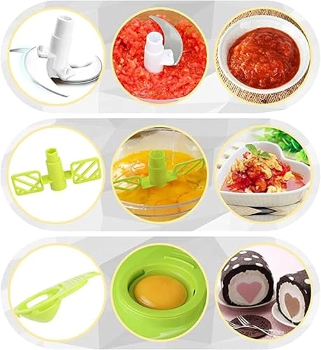 Manual Food Chopper - 1200ml 6 blades