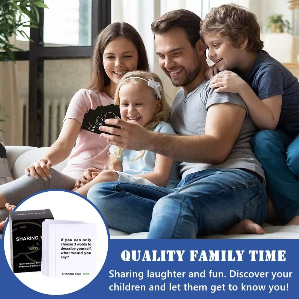Family Games for Kids and Parents - Conversation Starters Card Game