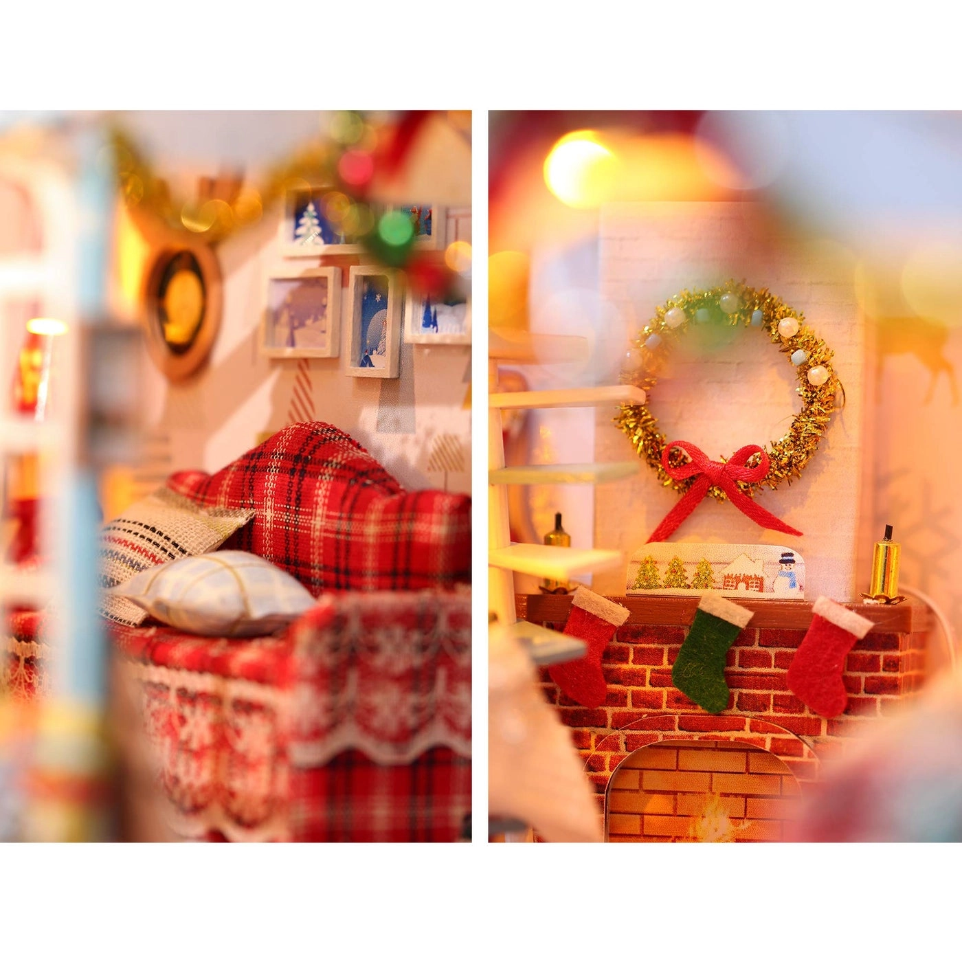 DIY Miniature Dollhouse Kit - Tiny House 1:24