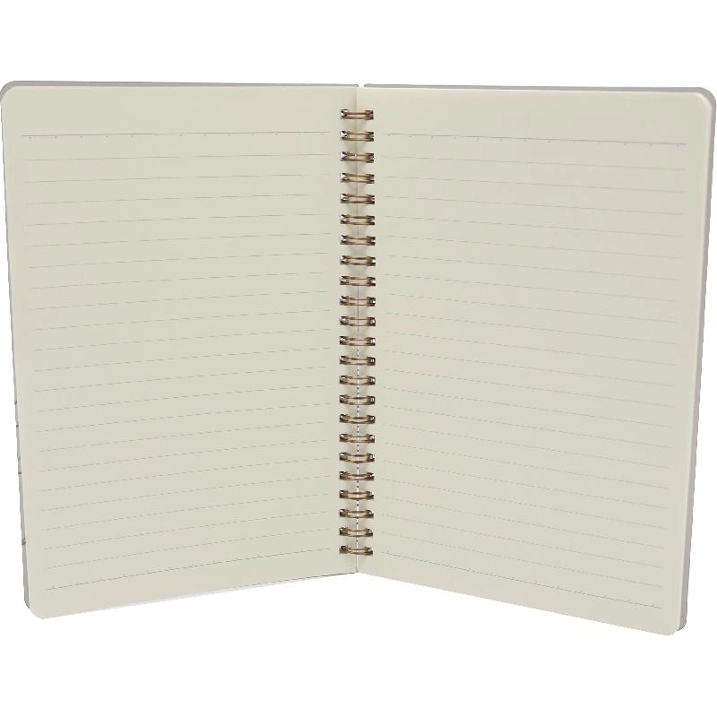 Notebook 19 X 26 cm Spiral - Grid 100 Sheets