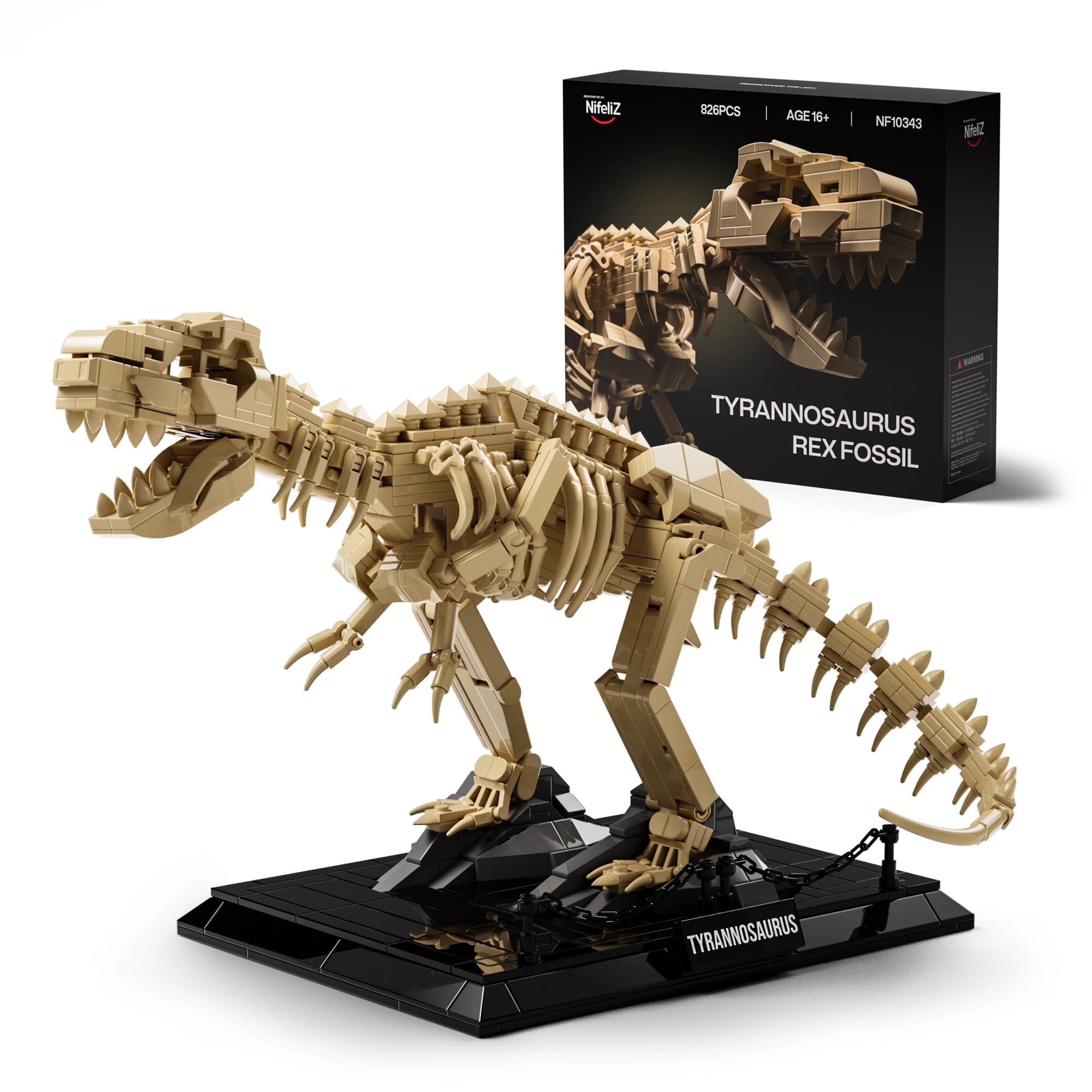 Nifeliz Tyrannosaurus Rex Fossils Model - 16 years and up 826 pieces