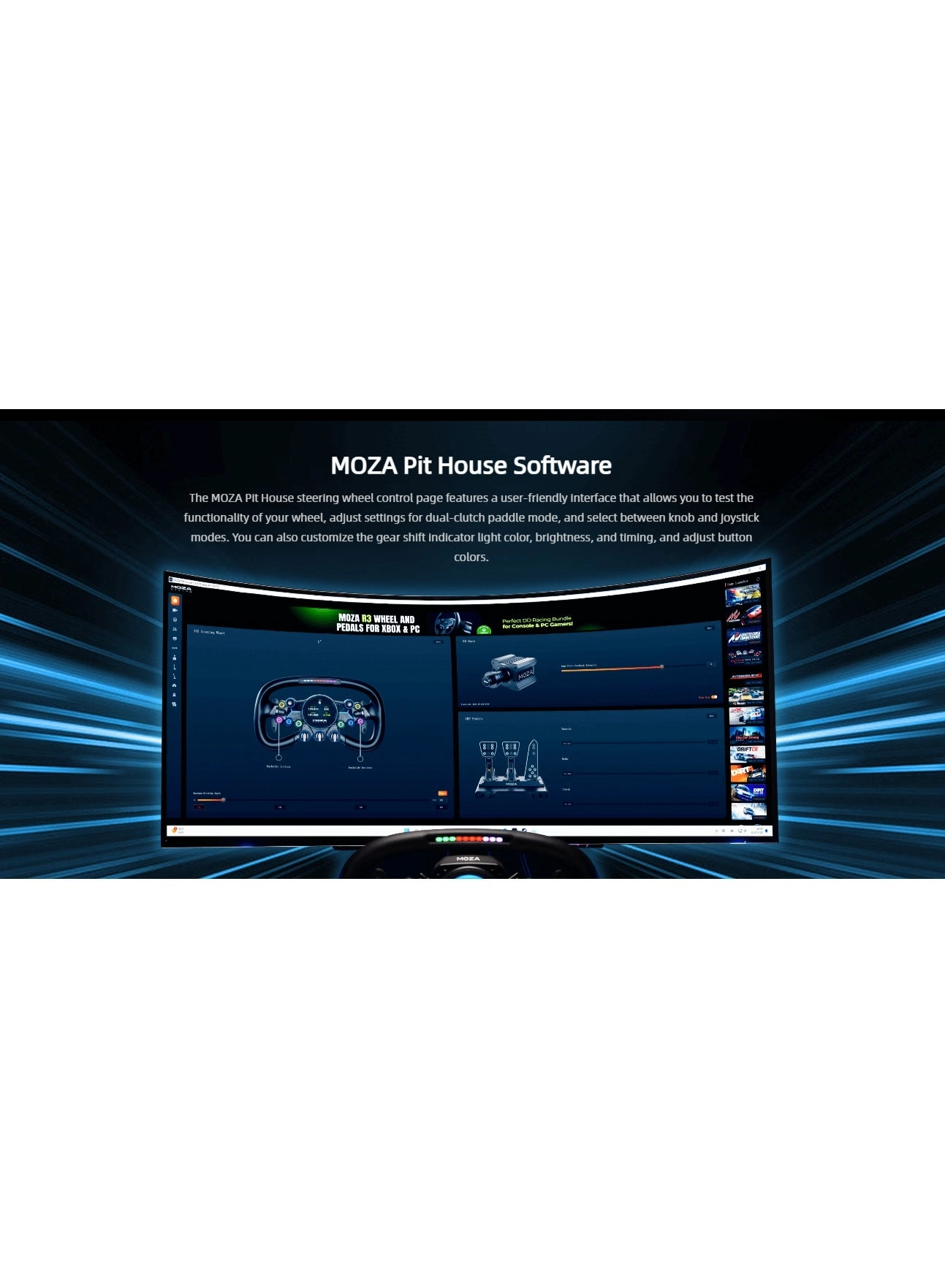 Vision GS Racing Wheel - Third-Party